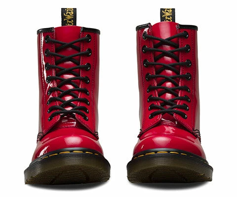 Dr Martens 1460 W Red Patent Vintage 11821602 - Image 4