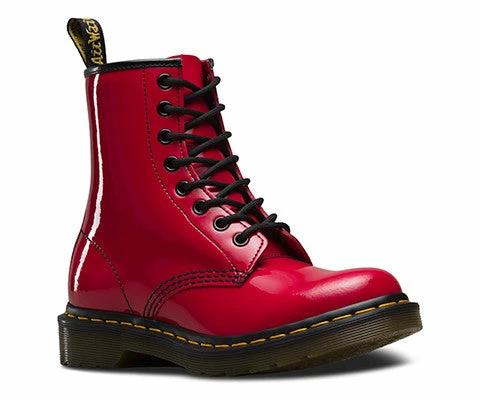 Dr Martens 1460 W Red Patent Vintage 11821602 - Image 2