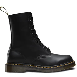 Dr Martens 1490 Black Smooth Leather 10 Hole Boots 11857001