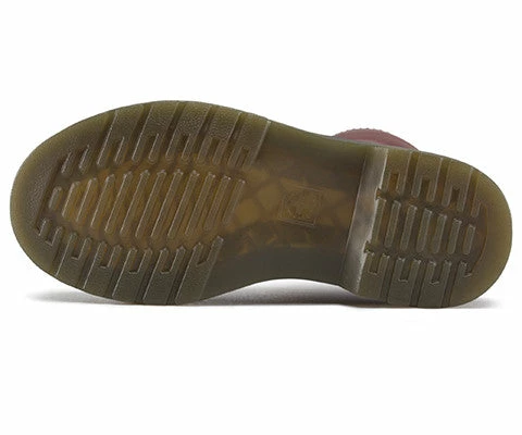 Dr Martens Youth Delaney Cherry Red Softy T Leather Boots - Image 6