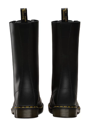Dr Martens 1914 Black 14 Hole Leather Boots 11855001 - Image 3