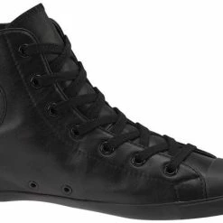 Converse Hi Black Leather Light