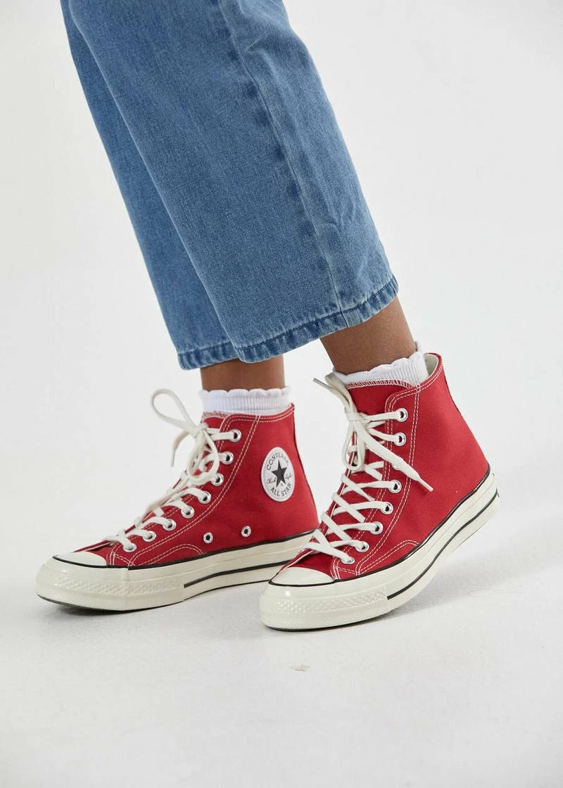 Afends Field Of Dreams Hemp Socks One Pack White - Image 5