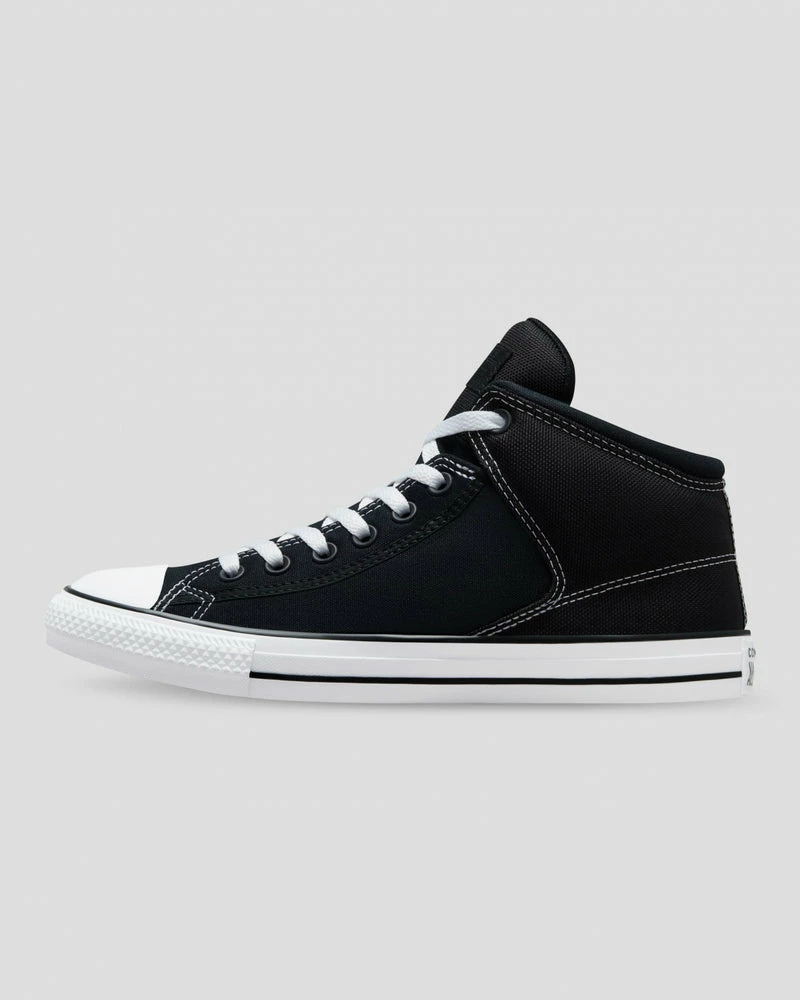 Converse CTAS High Street Mid High Top Black 172159C - Image 4