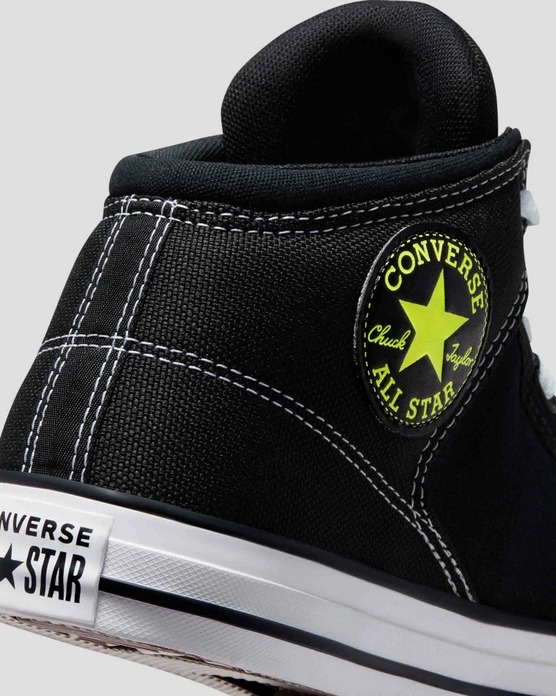 Converse CTAS High Street Mid High Top Black 172159C - Image 7