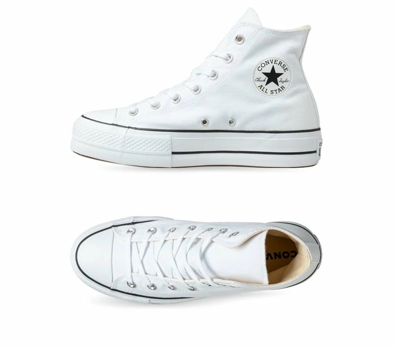 Converse CT AS Lift Canvas HI White Platform 560846C - Image 2