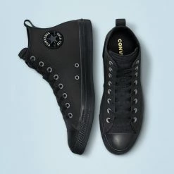 Converse Chuck Taylor All Star Water Resistant Tec-Tuff High Top Black Iron Grey A00762
