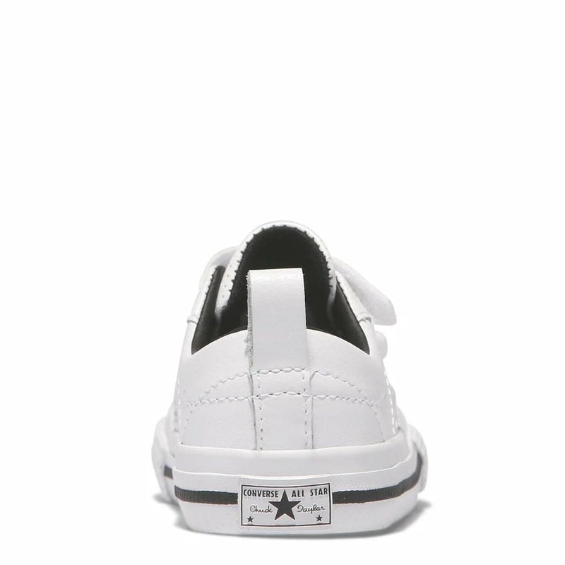 Converse Infant One Star 2V Ox 758496C White Black White - Image 4