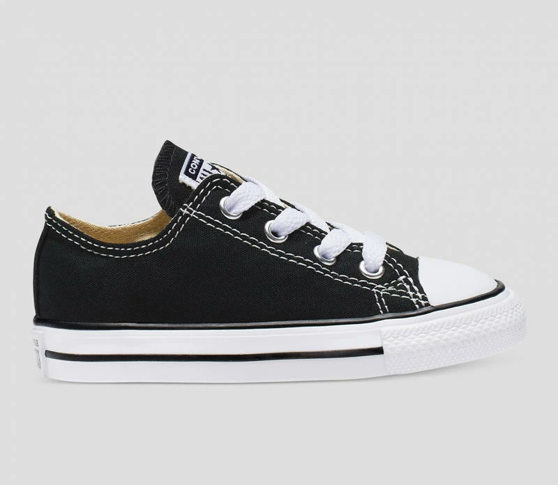 Converse Infants Ox Black White Chuck Taylor All Star Sneaker 7J235C - Image 6