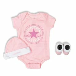 Converse Newborn Classic 3 Piece Boxed Set Pink
