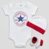 Converse Newborn Classic 3 Piece Boxed Set White