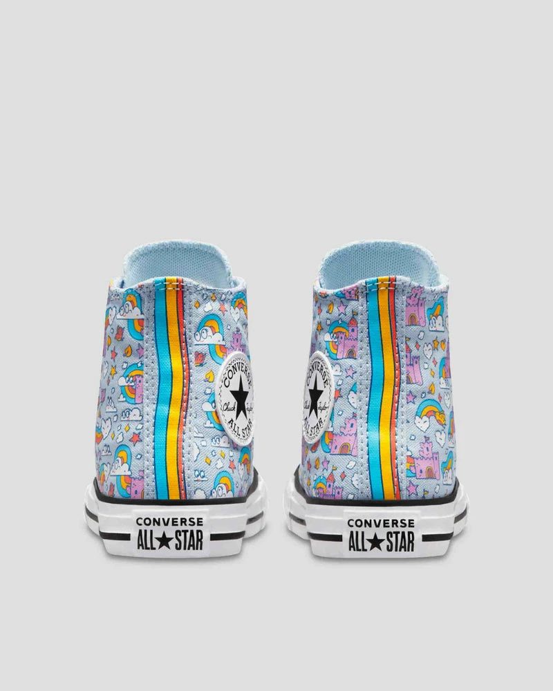 Converse Youth Hi Rainbow Castles 372943C - Image 4