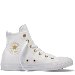 Converse CTAS HI White Gold Boots 555961C
