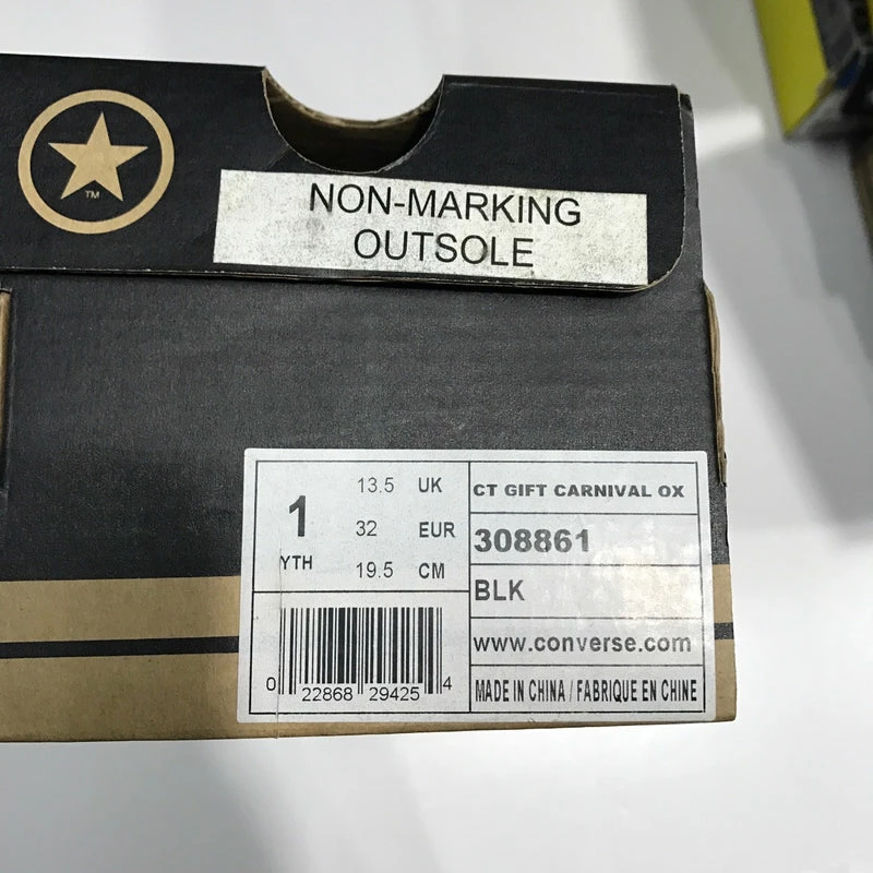 Converse Youth CT Gift Carnival OX Black 308861 - Image 3