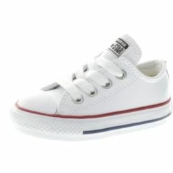 Converse Infants White Leather Ox