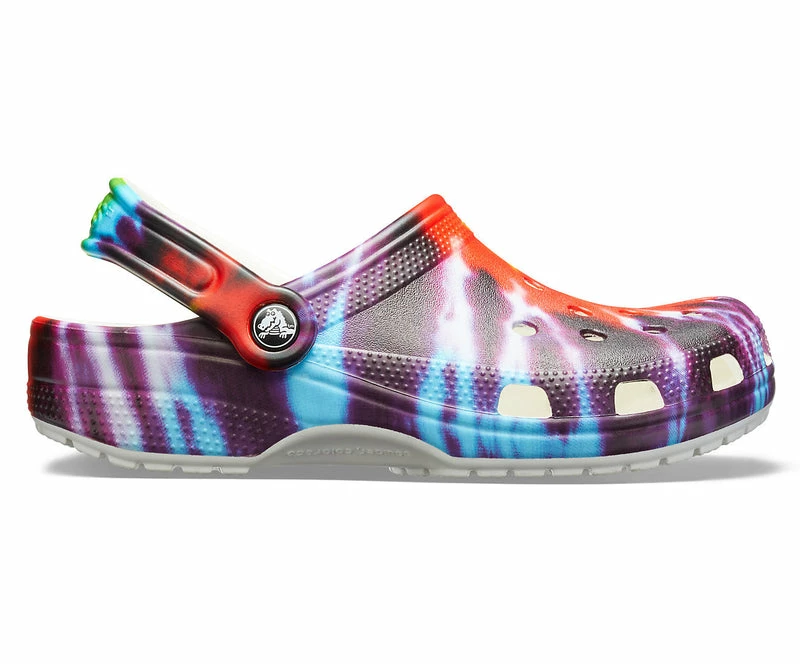 Crocs Classic Tye-Dye Graphic Clog Multi Coloured