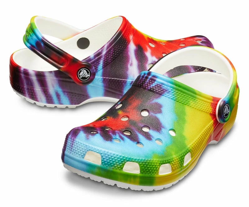 Crocs Classic Tye-Dye Graphic Clog Multi Coloured - Image 2