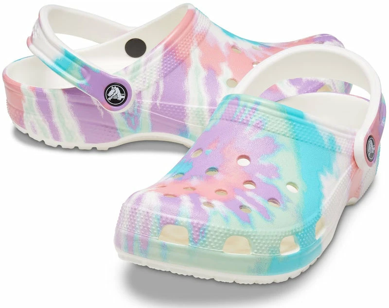 Crocs Classic Tie-Dye Graphic Clog Graphic Fresco Multi