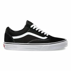 Vans Kids Old Skool Black True White VN000W9T6BT Youth Shoe
