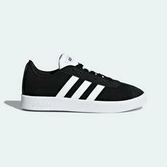 Adidas VL Court 2.0 Kids Shoe Black And White