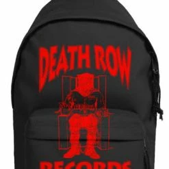 Famous Rock Shop Death Row Records Backpack Death Row Records Red