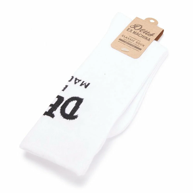 Deus Ex Machina Curvy Socks White DMF77808 - Image 2
