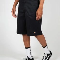 Dickies 42283 13 Inch Loose Fit Multi Pocket Black Work Shorts