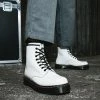 Dr Martens 1460 BEX White Smooth Leather Platform Boots 26499100
