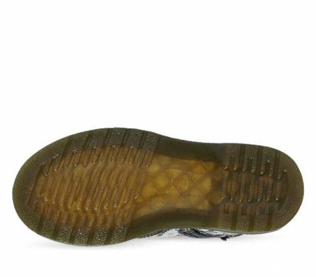 Dr Martens 1460 J Juniors Wanderflora Black Boots 26046001 - Image 7