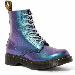 Dr Martens 1460 Pascal Metallic Leather Blue & Purple Boot 25724400