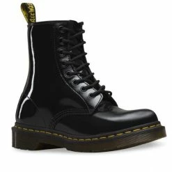 Dr Martens 1460 Glossy Patent Lamper Boots Black 11821011