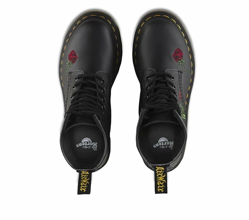 Dr Martens 1460 Vonda 8 Eye Boot Vonda Black Softy T 24722001 - Image 6