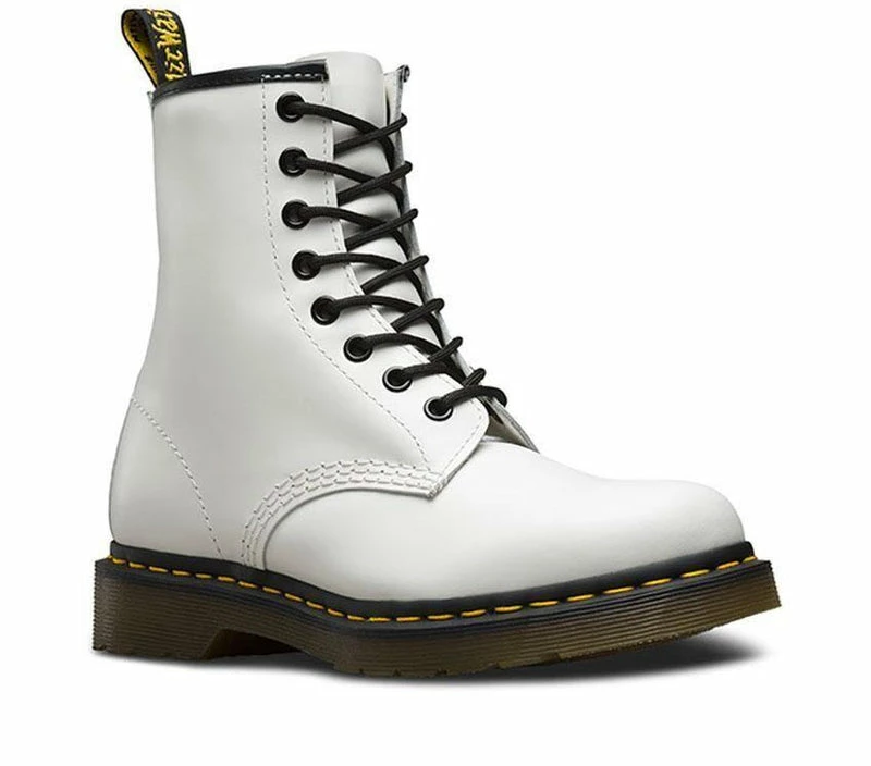 Dr Martens 1460 White Smooth Leather Boots 11822100 - Image 2