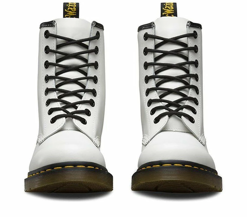 Dr Martens 1460 White Smooth Leather Boots 11822100 - Image 5