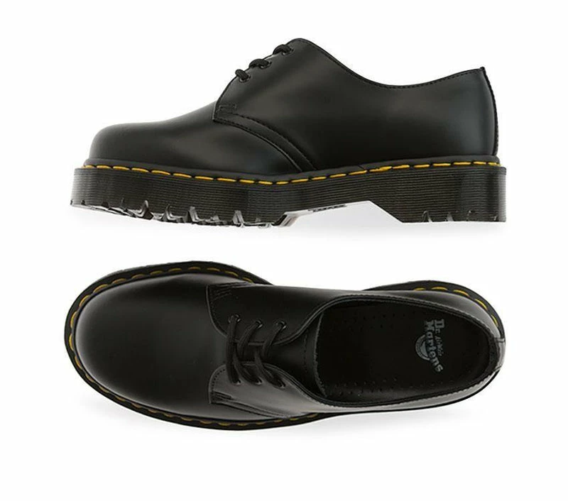 Dr Martens 1461 BEX Smooth Leather Shoe Black - Image 8