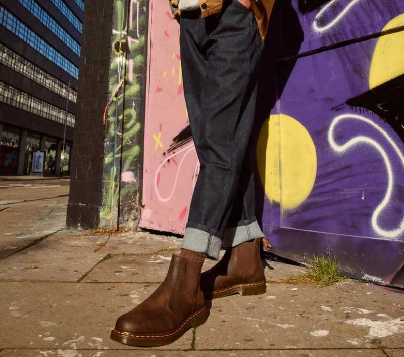 Dr Martens 2976 YS Dark Brown Crazy Horse Boot 27486201 - Image 8