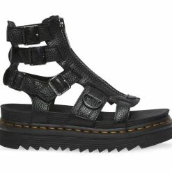 Dr Martens Olson Black Milled Nappa Leather Sandal 26561001