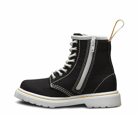Dr Martens Infants Brooklee Boot Black Canvas 21072001 - Image 3