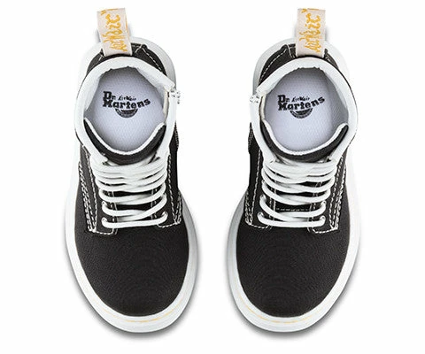 Dr Martens Infants Brooklee Boot Black Canvas 21072001 - Image 4