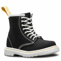 Dr Martens Infants Brooklee Boot Black Canvas 21072001