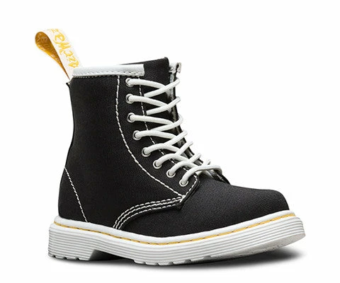 Dr Martens Infants Brooklee Boot Black Canvas 21072001