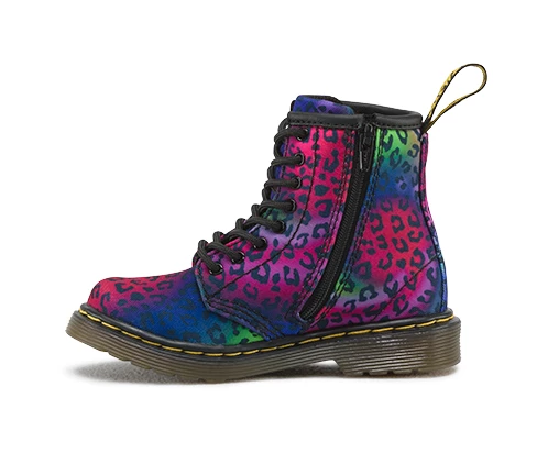 Dr Martens Infants Brooklee Mini Psych Leo Multi Boots 15373102 - Image 2