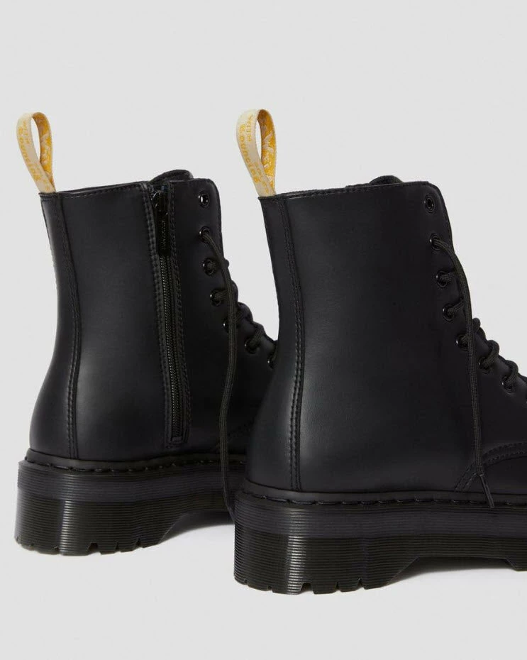Dr Martens Vegan Jadon II Black Mono 8 Hole Boot 25310001 - Image 4