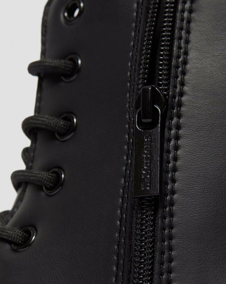 Dr Martens Vegan Jadon II Black Mono 8 Hole Boot 25310001 - Image 6