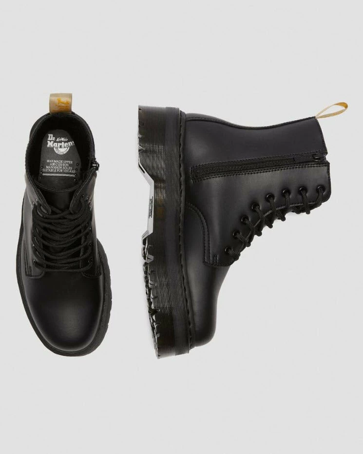 Dr Martens Vegan Jadon II Black Mono 8 Hole Boot 25310001 - Image 8
