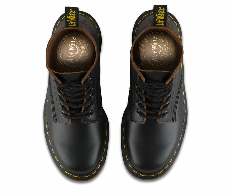 Dr Martens Vintage Made In England 1460 Black Quilon 8 Eyelet Boot 12308001 - Image 7