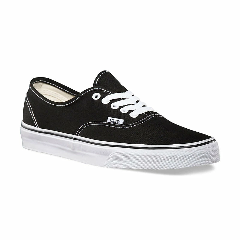 Vans Authentic Black Canvas Sneaker Shoe VN-000EE3BLK - Image 3