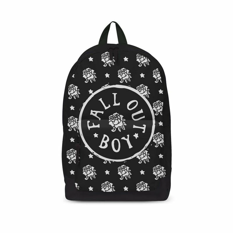 Famous Rock Shops Fall Out Boy Backpack Flowers