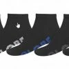 Globe Boys Stealth Sport Black Ankle Socks 5 Pack 1