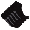 Jetpilot Mens Nude Sock Pack Of 5 Black Ankle Socks